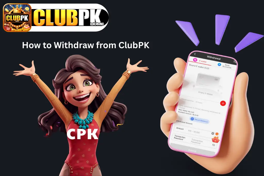 How to withdraw from Clubpk image