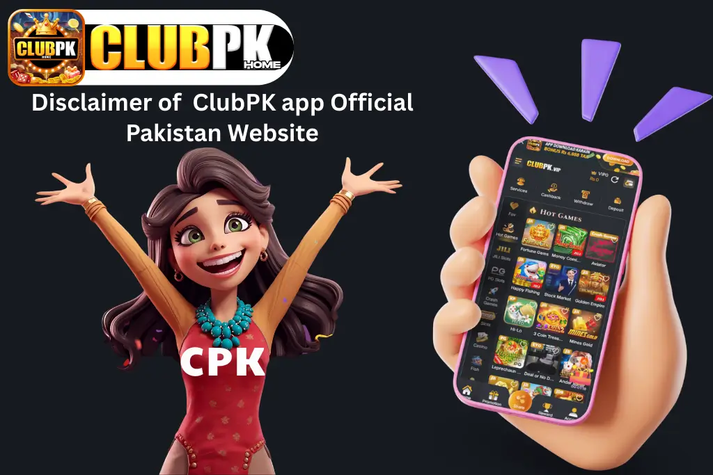 disclaimer of clubpk app image
