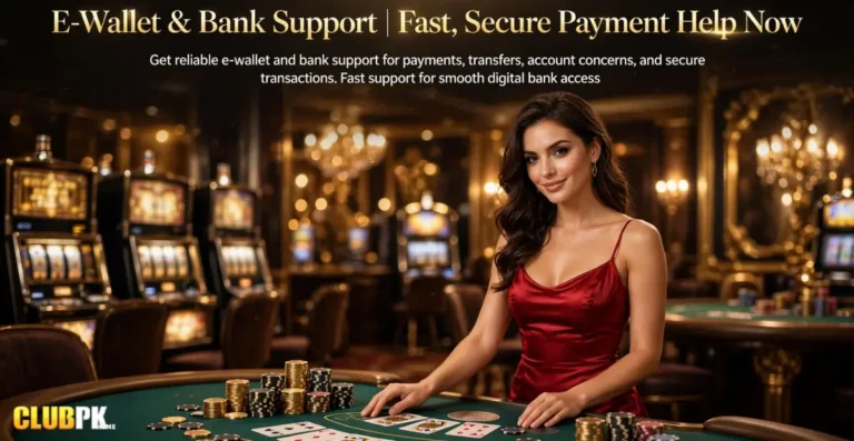 ClubPK Home App E-Wallet & Bank Support