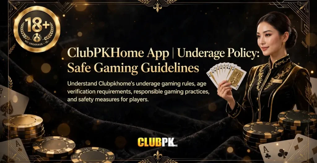 Clubpkhome App Underage Gaming Policy